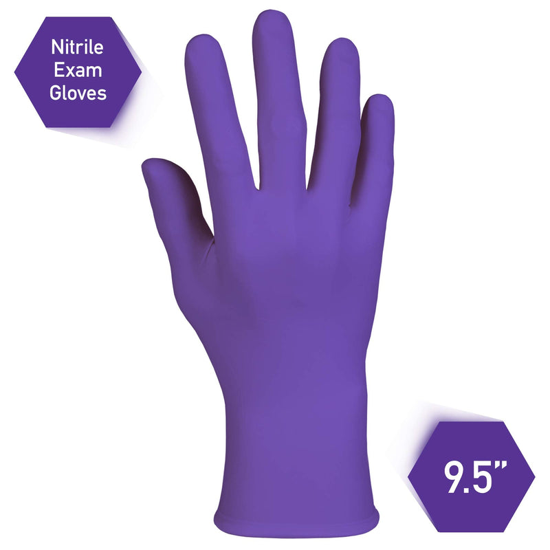 Ansell Kimtech™ Purple Nitrile™ Exam Gloves (55081), 5.9 Mil, Ambidextrous, 9.5”, Small, 100 Nitrile Gloves/Box