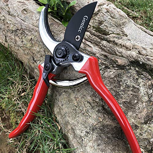 gonicc 8" Professional Sharp Bypass Pruning Shears(GPPS-1002) and Micro-Tip Pruning Snip (GPPS-1008), Tree Trimmers Secateurs,Hand Pruner, Garden Shears,Clippers for The Garden.
