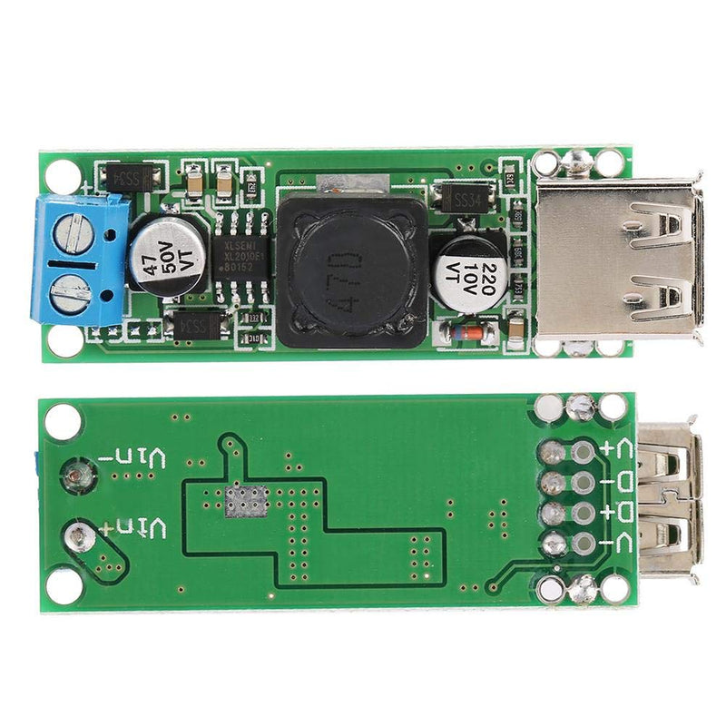 DC-DC Power Supply Buck Power Converter Voltage Converter Step Down Module 12V24V 6V-32V to 5V QC3.0 USB Fast Charging