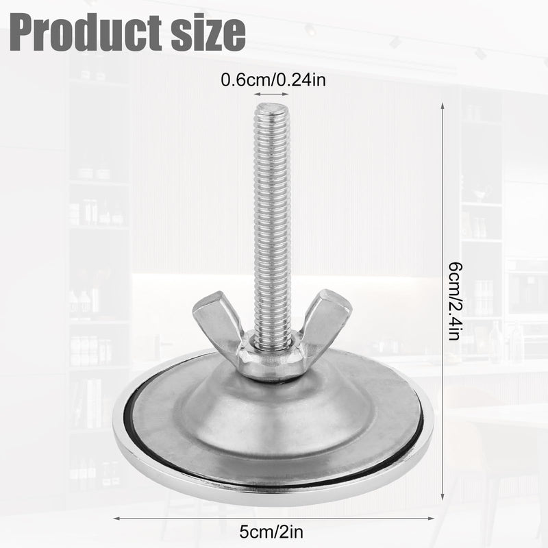 Faucet Hole Cover, 5cm Stainless Steel Kitchen Hole Cover Sink Good Sealing Faucet Hole Cover Kitchen to Prevent Leakage Tap Hole Plug (Silver) Silver