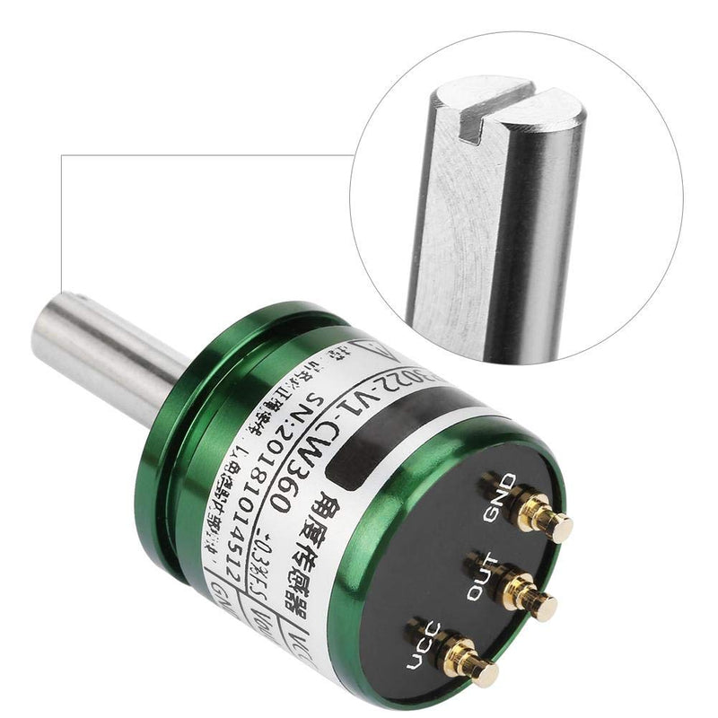 DEWIN Hall Sensor, Hall Angle Sensor Resolution 0.088° 0-360 Degree Rotating Hall Angle Sensor 0-5V Output Full Circle 12 Bit