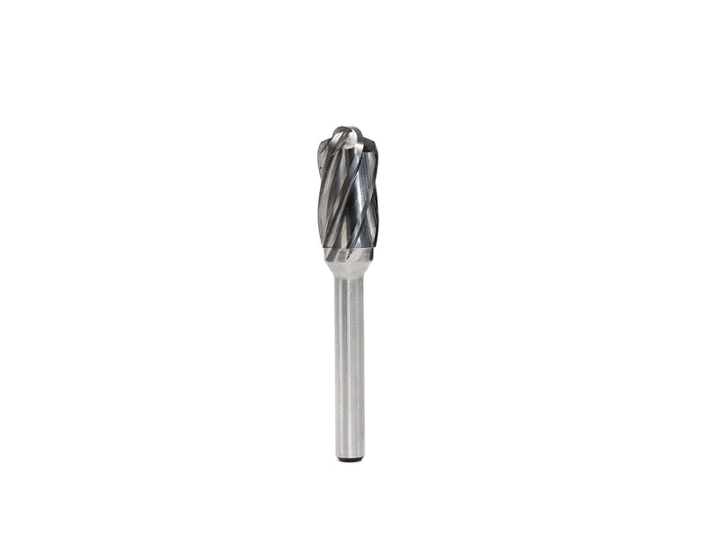Carbide Burrs for Aluminum - 5pcs Aluma Cut Carbide Rotary Burr Files Set 1/4"(6.35mm) Shank for Die Grinder Drill,Metal Carving,Polishing,Engraving, Drilling
