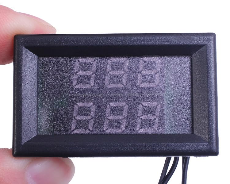 PEMENOL Red + Blue Dual Display Digital Thermometer Digital thermometer with NTC waterproof metal sensor