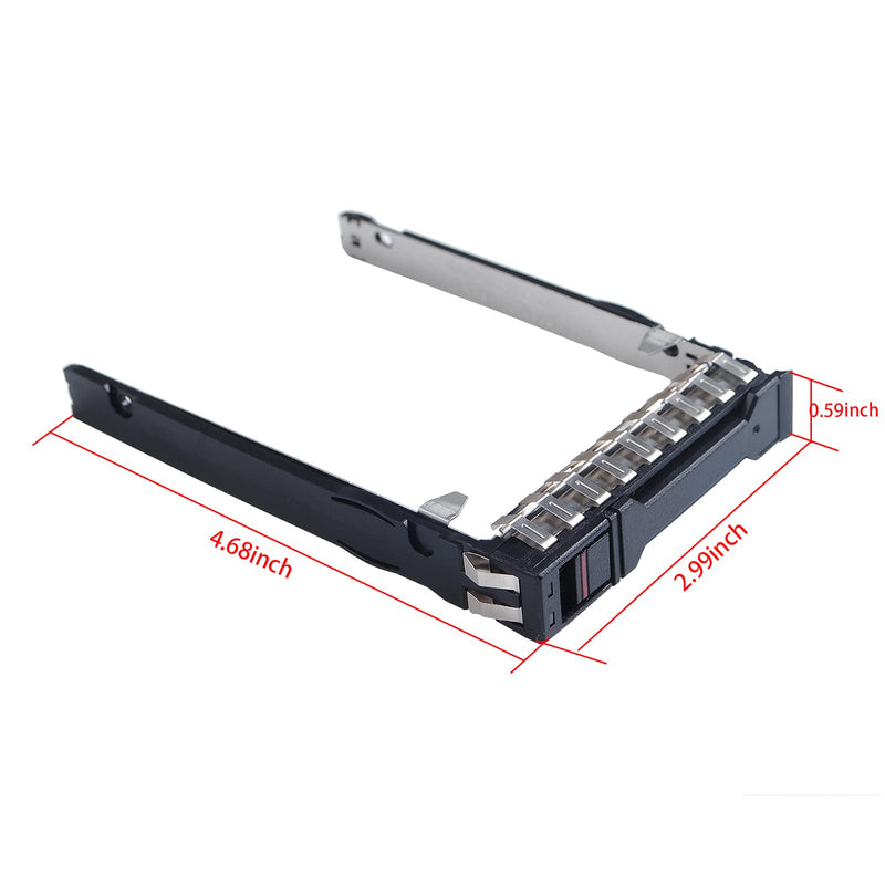 SSD Mounting Bracket 2.5" Hard Drive Caddy P22892 P22892-001 Compatible for HP Proliant DL325 DL385 Gen10/G10 Plus v2 Server ML350 DL380 DL360 DL365 DL325 DL345 G11, HDD Holder with 4 Mount Screws 1 PACK