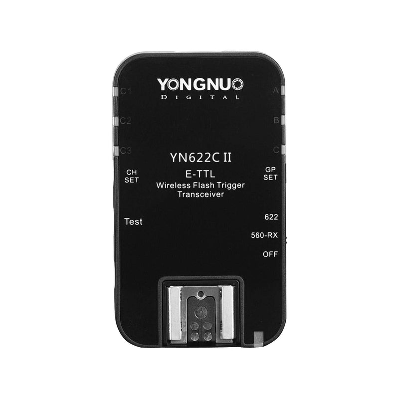 YONGNUO YN622C II Wireless ETTL Flash Trigger, with High-Speed Sync HSS 1/8000s for Canon Camera