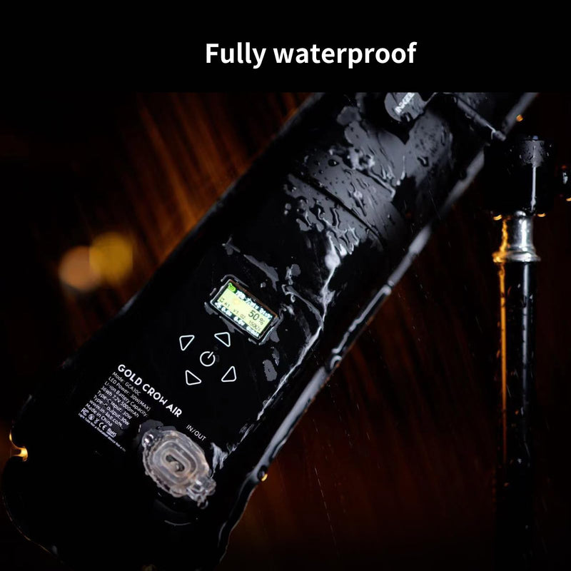 INKEE GC30 30W RGB Handheld LED Tube Light 35.5"/90cm Inflatable Video Light with Inflatable Ball & Magnetic Mount, 2000-10000K, CRI 95+, 5000mAh Battery, Waterproof for Photography & Studio Recording GC-RGB1