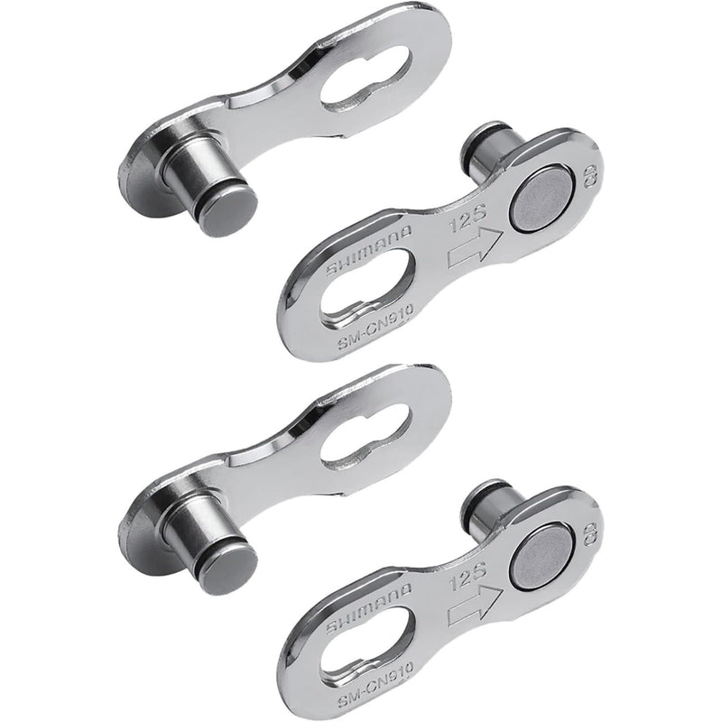 SHIMANO XTR Sm-Cn910-12 Quick Link Set Silver, 12 Speed/2 Pack