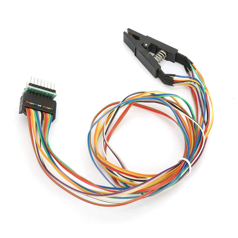 Programmer Testing Clip, SOP16 SOIC16 16 Pin IC Test Clamp SOP16 to DIP8 Flash Clip Connector