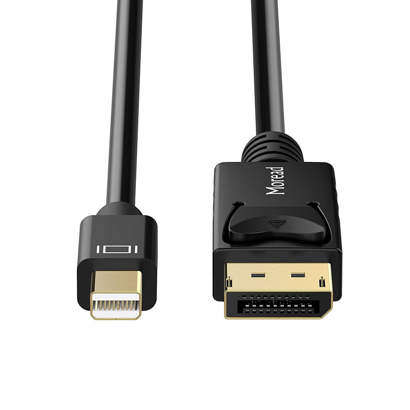 Moread Mini DisplayPort to DisplayPort 1.4 Cable, 5-Pack, 6FT, 8K@60Hz | Office & Workstation Ready, Thunderbolt 2/1 Compatible, Professional Display Support 6 feet