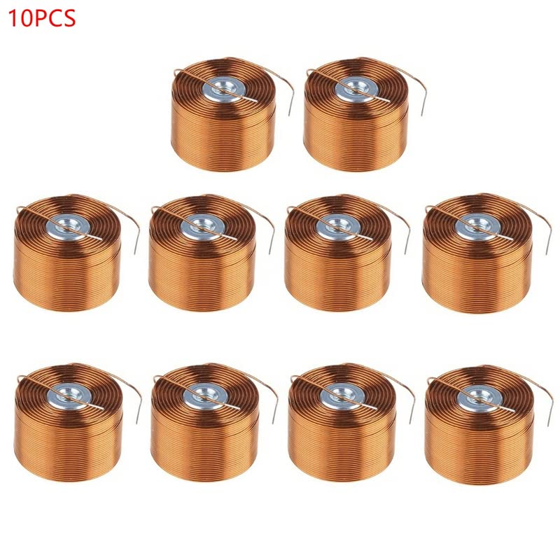 5/10pcs Copper Solenoid Coil DIY Coil High Quality Copper Coil Electromagnetic Induction Experiment Coil 19x12mm (Pack of 10)