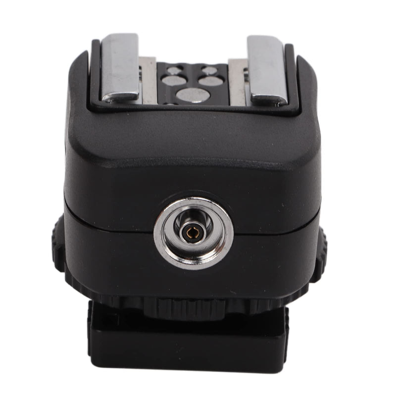 Hot Shoe Adapter, with Extra PC Sync Connection Port, Hotshoe Adapter, for A73 A9 Series Camera to for Flash