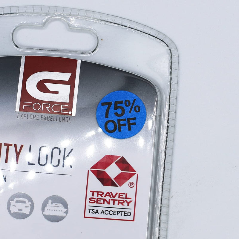75% Percent Off Blue Stickers for Retail – 3/4 Inch Round, 500 Semi-Gloss Adhesive Labels Per Roll for Clearance, Sales, Discounts, and Promotions – Made in The USA