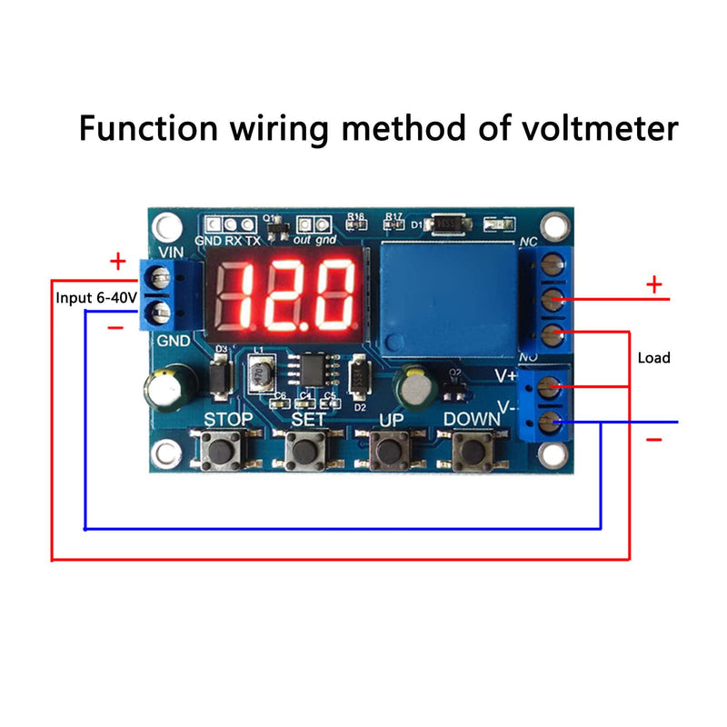 Battery charge-discharge module, integrated timing under-voltage over-voltage protection board