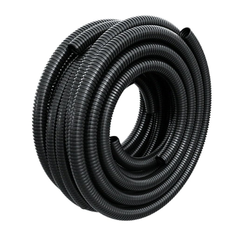 30 FT 1/2” Wire Loom Split Tubing,Dog Cat Cord Protector,Split Wire Loom Tubing Wire Conduit – Black (30FT 1/2") 30FT 1/2"