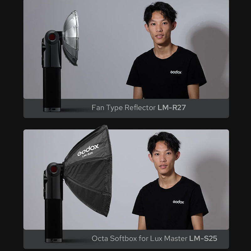 Godox LM-S25 Mini Octagon Softbox Reflector for Godox Lux Master Camera Flash