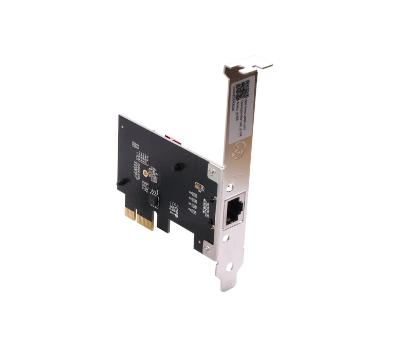 2.5Gbps PCIe Network Card, RTL8125B Chipset, 2500Mbps Ethernet Adapter with Aluminum Heatsink & Gold-Plated Ports, Compatible with Synology/QNAP NAS, PCIe x1 (No SR-IOV)