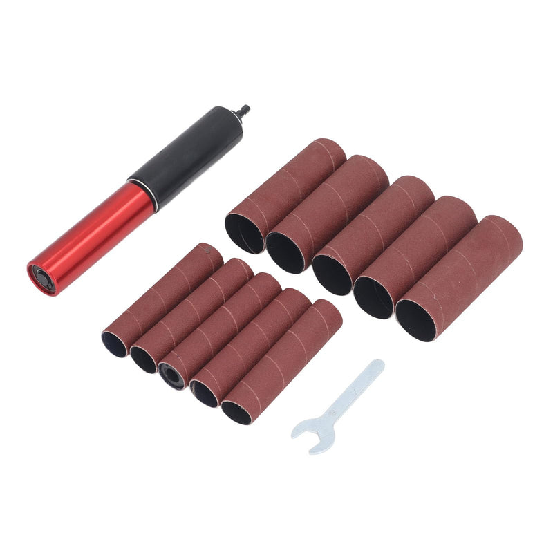Respicefinem Spindle Sander Adapter, 1.5" Arbor Aluminum Alloy Drill Bit Grinding Mandrel Set for Wood and Metal
