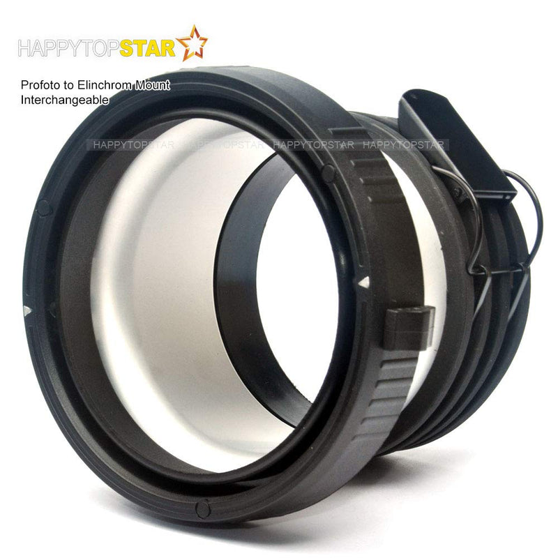 Profoto Profo Mount to Elinchrom Mounts Speedring Speeding Adapter Adaptor Converter for Studio Flash Strobe Light Beauty Dish