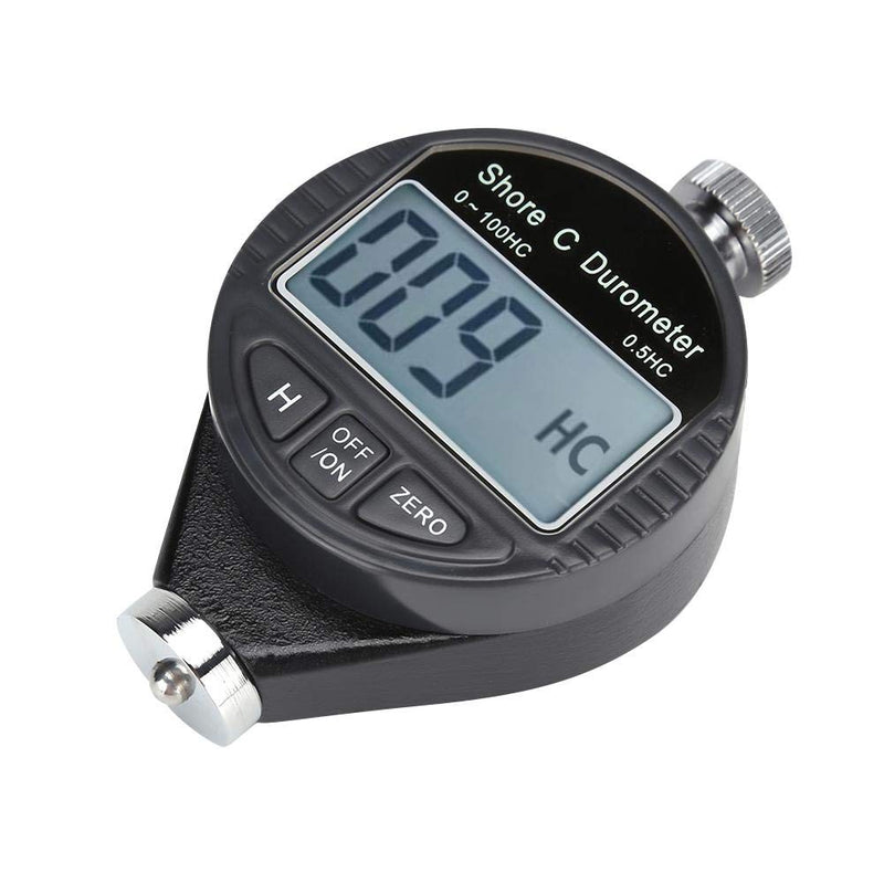 Digital Shore Hardness Tester 100HD C Durometer LCD Display Meter Silicone Tire Rubber Foam (Type C), other measuring tools