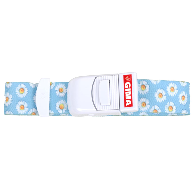 GIMA Fast Tourniquet Terylene Coated Rubber Instant Release Daisy Motif 37500