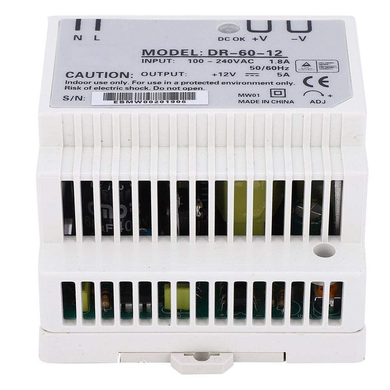 DR 60-12 AC/DC 60W 100-240V transformer DIN rail power supply industrial power supplies PWM control with one output high-precision DIN rail (DR 60-12) DR-60-12