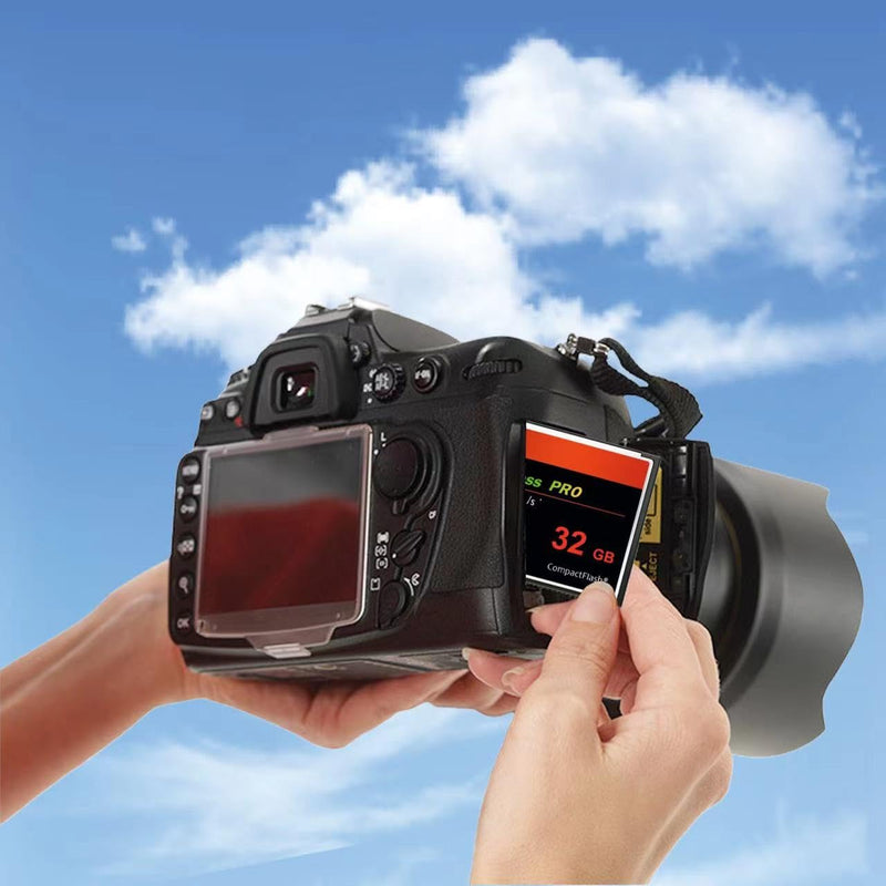 CF Card 32GB Compact Flash Memory Card UDMA Speed Up to 120MB/s Camera Cards
