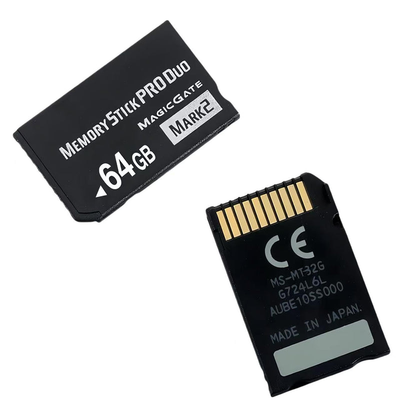 Original 64GB Memory Stick Pro Duo MARK2 - High Speed Performance, Compatible with PSP and Camera Accessories