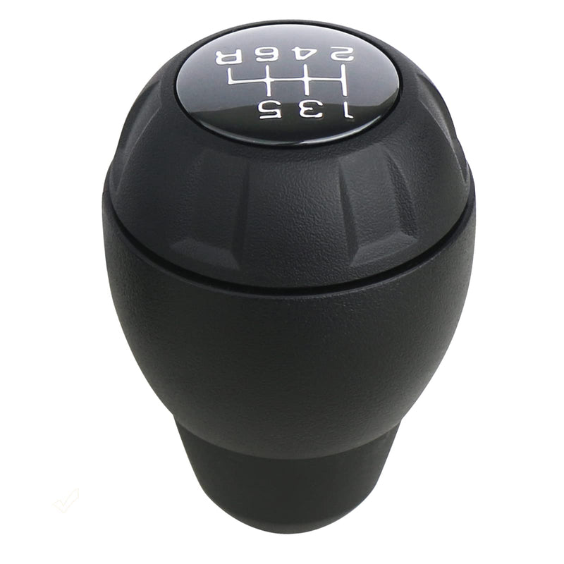 APPERFiT Shift Shifter Knob for Manual Transmission Black Compatible with Jeep Wrangler JK 2011 2012 2013 2014 2015 2016 2017 2018 Gear Shifter 2011-2018 Black