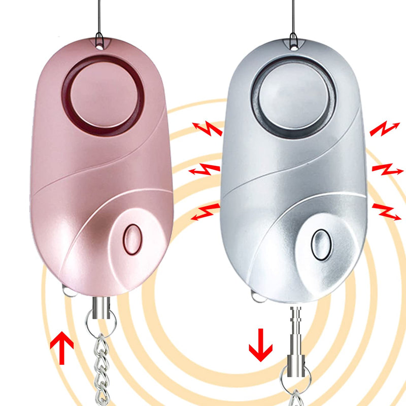 6-Pack Personal Alarms, 140dB Emergency Safety Siren with LED Lights - Women, Kids, and Elders(Multicolored) Multicolored