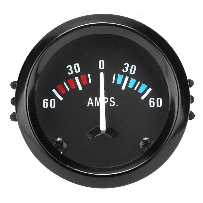 Aramox Meter, Car 12V 60-0-60 AMP Meter Ammeter Universal Gauge 52m/2in Universal for Vehicle