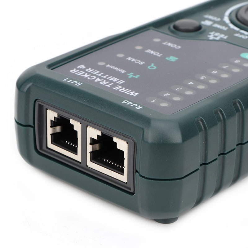 Nikou Cable Tracker - Multifunctional Telephone Network Cable Tester FY868 RJ45 RJ11 BNC LAN Wire Tracker Kit