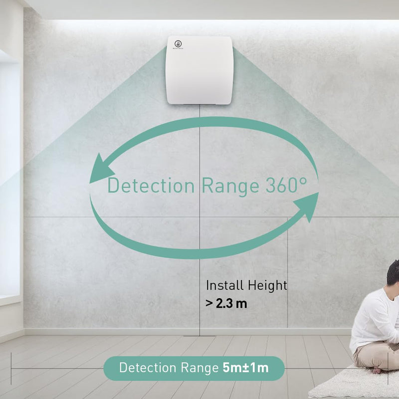 Bathroom Exhaust Automatic Fan for Wall and WIndow,Super Quiet 4 In Bathroom Motion Sensor and Delay Time Exhaust Fan with O Ring White 80 CFM Vent Fan 4inch