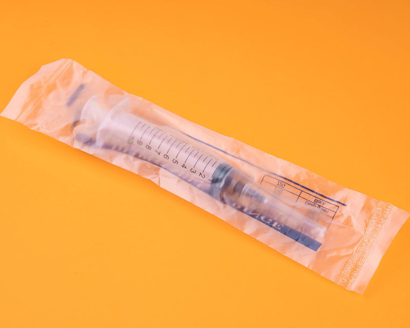 10ml Disposable Syringe with 22G/1.5Inch Needle, Individual Package (100) 100