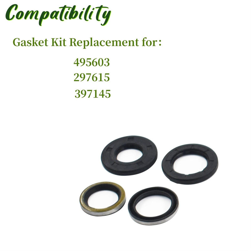 297615 495603 Gasket Kit Replacement for Briggs Stratton 397145 130297 - Type 0782-01 Engine 4-5 HP Horizontal
