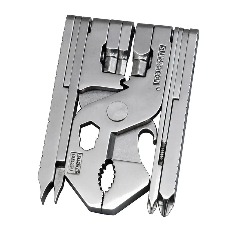 SWISS+TECH ST53130 Pocket Multi-Tool Kit (22-in-1) Tool with Wrenches, Allen Drivers (Single Pack) single pack