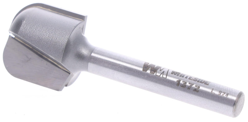Whiteside 1372 Bowl & Tray Form Router Bit: 3/4 Inch Cutting Diameter, 1/4 Inch Shank, 5/8 Inch Cutting Length, 1/4 Inch Radius