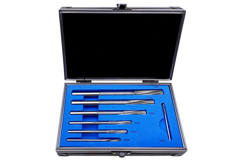PAULIMOT HSS machine reamer set 7 pieces 3-12 mm, fit H7