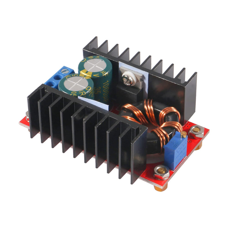 2Pcs 150W DC Step Up Boost Converter Module Voltage Adjustable 10-32V to 12-35V Power Supply Buck Boost Converter Module DC Interface Voltage Charger Module Power Supply Inverter Converter Board