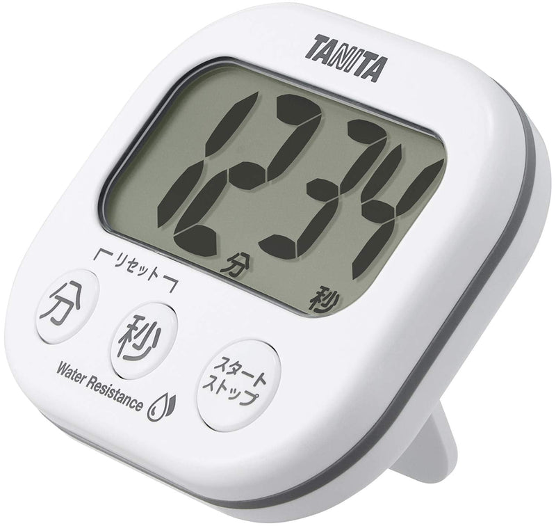 Tanita TD426WH Kitchen Study Study Timer Washable Large View Timer White 3.3 x 3.1 x 0.9 inches (8.4 x 7.8 x 2.2 cm)