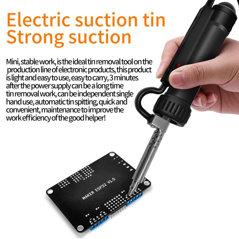 Namvo Electric Solder Sucker AC220V 30W Electric Desoldering Pump Solder Removal Automatic Desoldering Pump Tin Suction Device