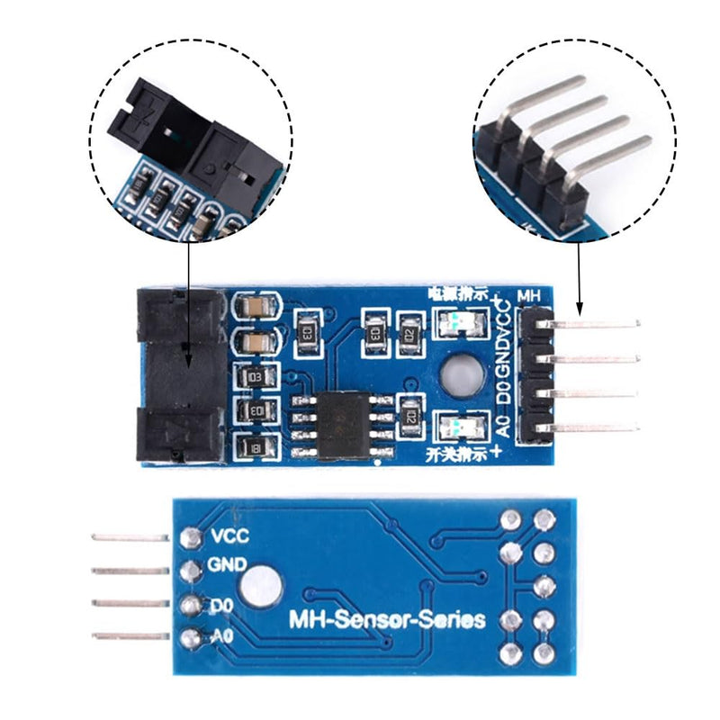 LM393 Speed Sensor Module IR Optocoupler 3.3V-5V Arduino Pack of 10 | Suitable for engine speed measurement, robots and electronic projects