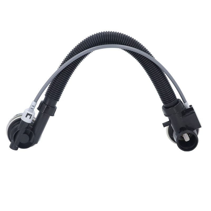 Aramox Bathtub Overflow Drainer Concealed Flexible SPA Bathtub Overflow Drain Pipe Tubular Tip Toe Bath Waste Drain Kit for Kitchen Bathroom