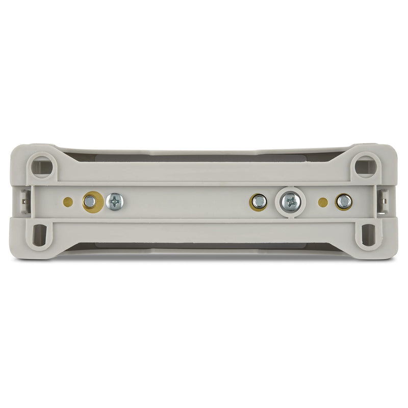 REV grounding rail, potential equalization rail, sealable, 9 connections, gray single