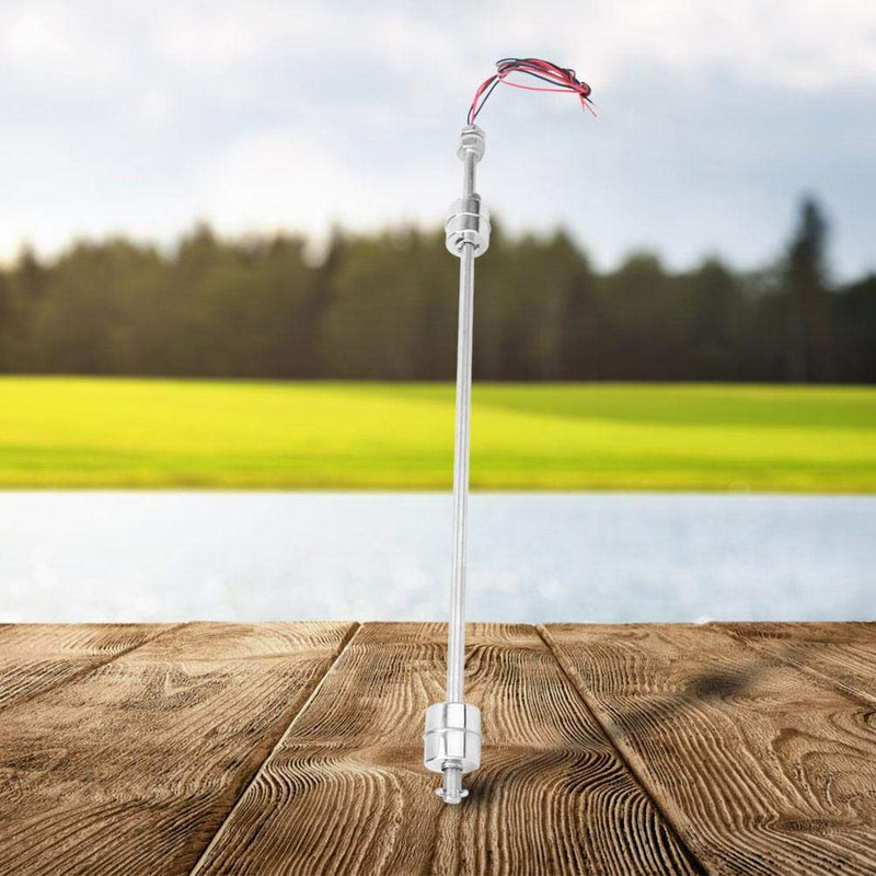 Liquid Level Sensor, DC 0-110V Large Size Stainless Steel Double Float Ball Switch Water Level Controller Sensor Switch for Water Tank, Pool, Sink, Aquarium etc (400mm)