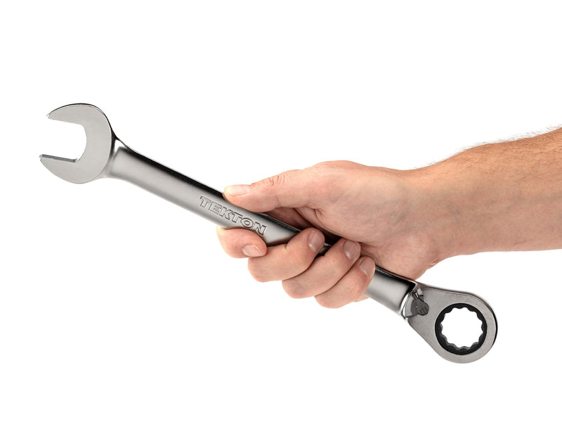 TEKTON 24 mm Reversible 12-Point Ratcheting Combination Wrench | WRC23424 Metric