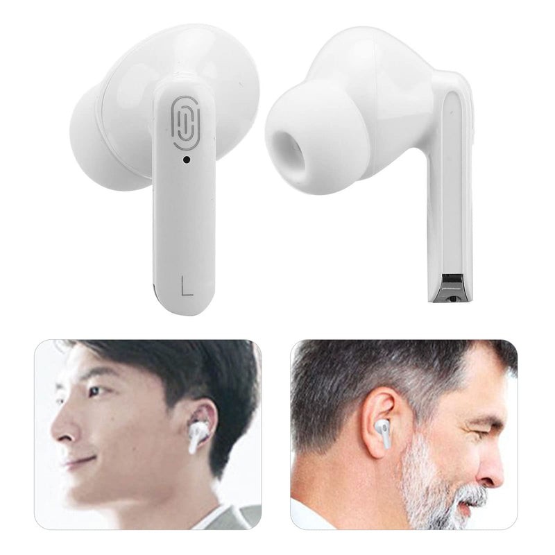 Language Translator Earbuds, Supports 84 Languages Online Translation Real Time, Voice Language Translator with Bluetooth and APP, Simultaneous Translation(White)