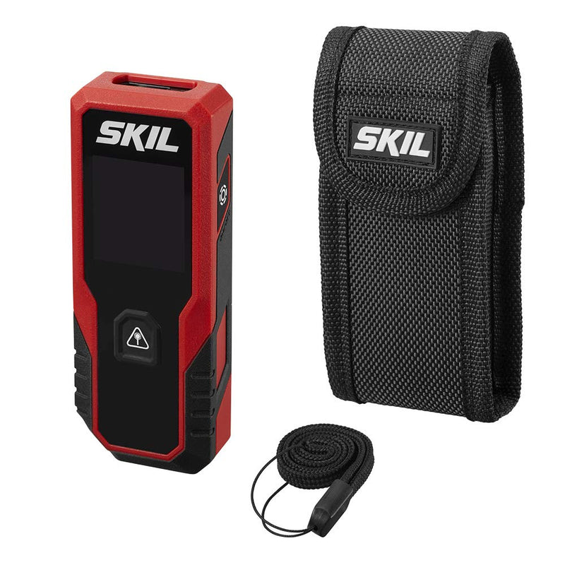 Skil 65ft. Compact Laser Distance Measurer with Wheel Measuring Mode, Backlit LCD Display, Carry Bag and battery Included - ME9821-00 65ft. Laser Measurer