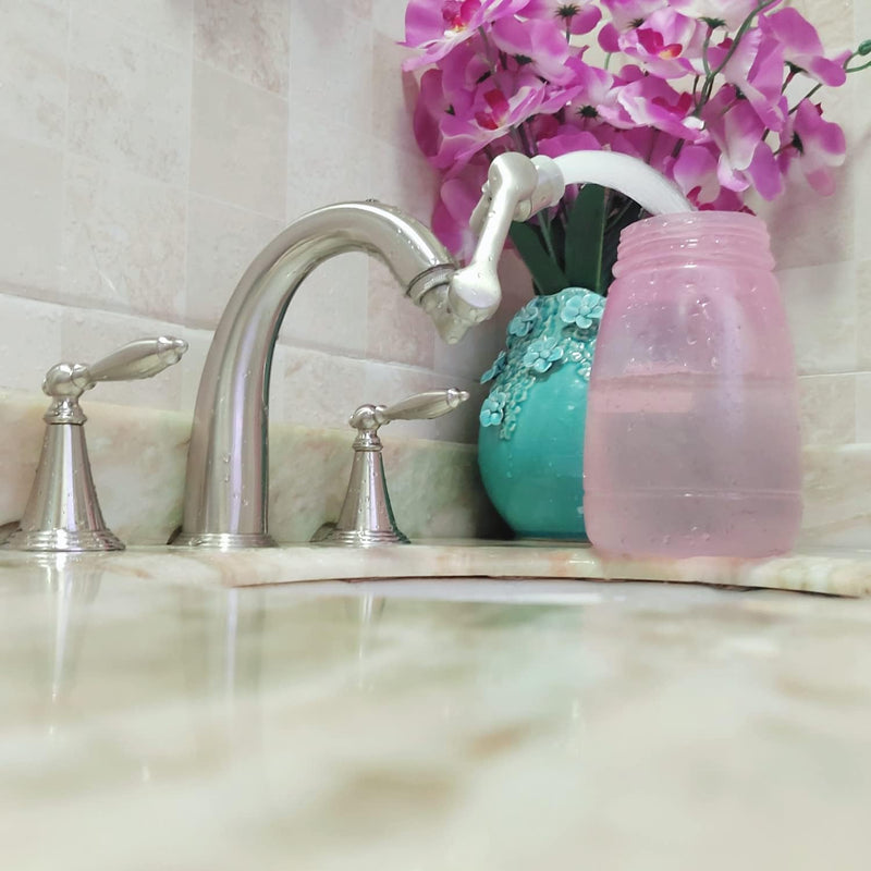1080 Degree Rotating Faucet Extender Kitchen Sink Aerator Extension Brushed Nickel 1