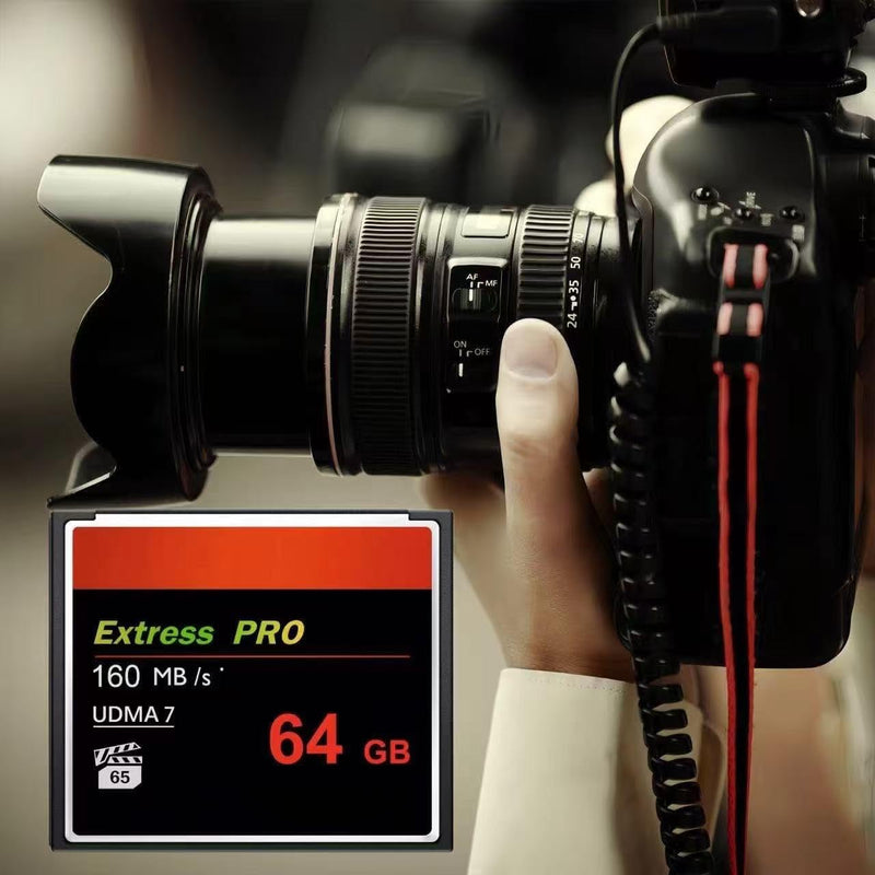 64GB UDMA Speed Up to 160MB/s Camera CF Card.for Professional Photographer Enthusiast