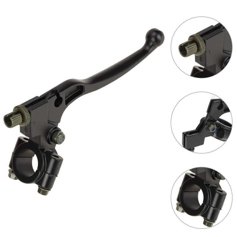 FVRITO Left Brake Handle Clutch Lever Perch for 196cc 6.5HP Coleman CT200U BT200X Trail 200 CT200U-EX CC100X Baja Motovox Monster Moto Mini Bike CRF XR SSR 70 80 Suzuki KX65 Pit Dirt Bike